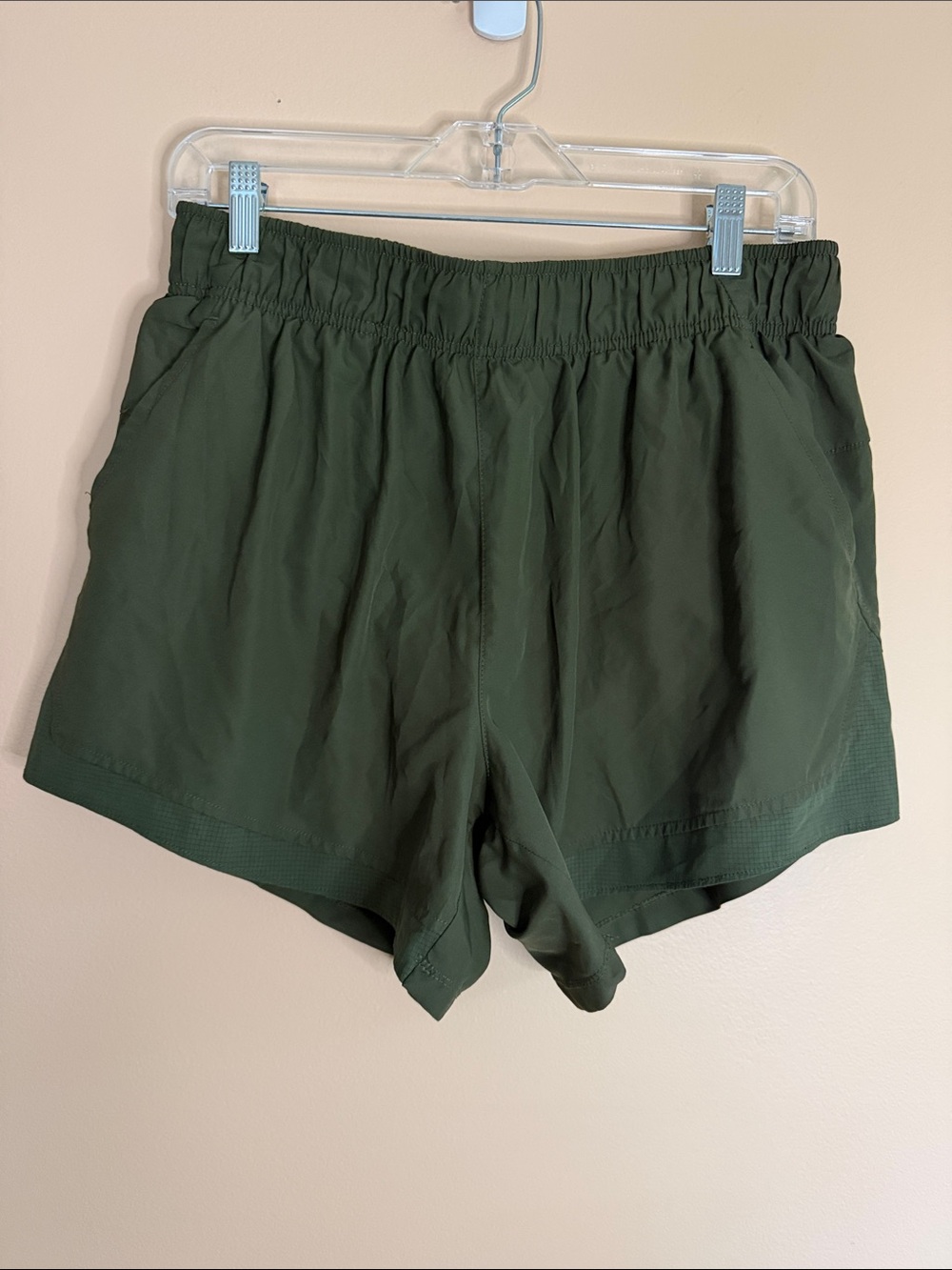Athletic Works Olive Green Women's Athletic Shorts